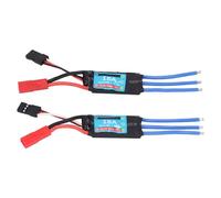 ANKROYU RC Auto Brushless ESC 18A Regolatore di velocità elettronico ad alte prestazioni con protezioni multiple per auto e barche RC 1/24 1/28 Set da 2 pezzi