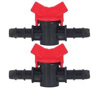 ANKROYU Regolatore dell'acqua della valvola di controllo del flusso 2 pcs kit di interruttore di arresto dell'acqua ABS per sistemi idraulici controlli idraulici Gestione del fluss (Regolatore di