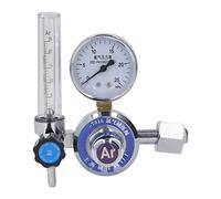 ANKROYU Regolatore di gas saldatore professionale Doppio misuratore a flusso con argon ad alta precisione Valvola in ottone per saldatura TIG MIG e applicazioni industriali