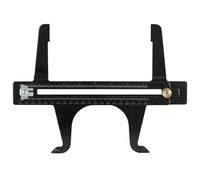 ANKROYU Reimposta di misurazione del tamburo del freno professionale Combinazione a doppia scala Combinazione a doppia scala Reimposta per il freno del freno a tamburo e rotori del