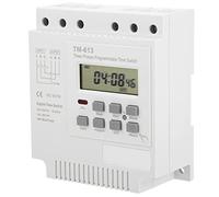 ANKROYU Relè Intelligente Trifase Tm-163 380v, Interruttore Timer Programmabile, Relè Temporizzato, Supporto 17 Programmi Settimanali Giornalieri, Può Ricordare Più di 180 Giorni
