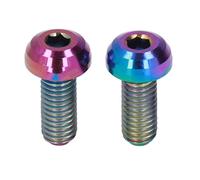 ANKROYU Rischio 2 pc viti per gabbia bottiglia per biciclette m5x12 mm bulloni a gabbia per bottiglia di ciclismo viti per la gabbia per fissare la sede del cilindro a gas