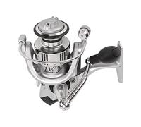 ANKROYU Rullo di rotazione della pesca in metallo 13+1BB Cuscinetto ad alta velocità 5.2: 1 Rapporto di attrezzatura liscio senza spazio ruota di rotazione per acqua salata per acq (Zeus1000)