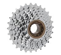 ANKROYU Ruota Libera per Bicicletta a 8 velocità, in Acciaio Argentato, filettata, 13-28 Denti, pignone per Mountain Bike di Alta qualità per Cambi di Marcia fluidi, componente per
