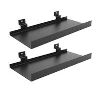 ANKROYU Scaffale da parete in metallo, robusto espositore da scaffale galleggiante antiruggine per decorazioni per la casa e esposizione di negozi, materiale in ferro, 25x11 cm, co