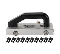 ANKROYU Scanalatrice per pavimenti con ruote di tipo U Strumento per scanalatura manuale in lega di alluminio per pavimenti in plastica in PVC Strumento di costruzione di livello p