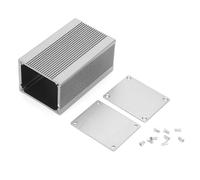 ANKROYU Scatola di raffreddamento in alluminio per strumenti a circuito stampato Custodia per progetti elettronici fai-te con dissipazione del calore Design di tipo diviso per pro