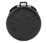 ANKROYU Scatola Porta Monete Organizer Custodia Resistente Plastica ABS Conta Soldi a 5 Scomparti per Quarti Penny Dimes per Home Office Viaggi Nero 65x61x25mm