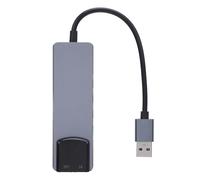 ANKROYU Scheda audio USB esterna professionale 5.1 Adattatore audio ottico audio surround a 7.1 canali con riduzione del rumore per giochi per PC Home Theater Lega di alluminio
