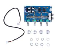 ANKROYU Scheda di controllo tono preamplificatore professionale Equalizzatore audio a basso rumore a doppio canale con regolazione dei bassi acuti per apparecchiature e strumenti d
