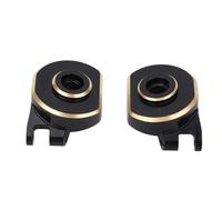 ANKROYU Set di 2 Coppe per sterzo in Ottone di Alta qualità per Auto RC, componenti in Metallo ad Alta Resistenza per sterzo Sinistro e Destro per Auto e Camion radiocomandati in s