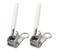 ANKROYU Set di 2 piedino professionale in acciaio inox per macchine da cucire Singer 4411 4452 44S 6180 6160 5400 C5200 2277 2282 2263 2250 XM2701 GX37 SM1704