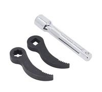 ANKROYU Set di adattatori per chiavi a leva per carichi pesanti da 3 pezzi con per riparazioni automobilistiche e costruzioni Kit di strumenti per testa adattatore per piede di por