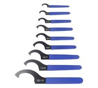 ANKROYU Set di chiavi a spirale Coilover Premium S2 Tool Steel 9PCS Chiave a gancio a forma di C per la regolazione dell'ammortizzatore del motociclo Impianto idraulico automobilis