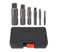 ANKROYU Set di estrattori per tubi Kit di strumenti per la rimozione di viti rotte durevoli di alta qualità per tubi filettati da 1/8" a 1" Idraulici professionisti Fai da te Accia