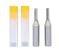 ANKROYU Set di frese diritte professionali per la lavorazione del legno, punte da trapano a spirale con gambo da 1/2 pollice, in acciaio al tungsteno, a 3 taglienti, per la costruz