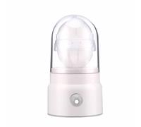 ANKROYU Shaker manuale per uova Golden Egg Maker Utensile da Frullatore per albume d' Scrambler per cucinare la colazione Facile da usare Portatile Resistente Silicone ABS (Bianca)