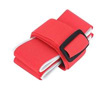 ANKROYU Ski Snowboard Spalla porta trasportatore Nylon Porta della cinturino durevole A largo cinturino per comodi assi per lo sci e pali rosso blu (Rosso)
