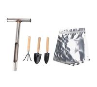 ANKROYU Sonda per campionatore del terreno in acciaio inossidabile con impugnatura a T 4 sacchetti campione riutilizzabili 3 kit di attrezzi da giardino per analisi del terreno in