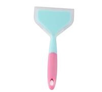 ANKROYU Spatola silicone antiaderente non slip spatola di cottura resistente ad alto calore per tamagoyaki bistecca di bistecca che utensile in silicone durevole materiale silicon (Manico blu cielo