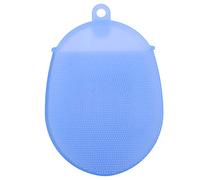 ANKROYU Spazzola per lavabo di lavaggio silicone bagno per la faccia di pulizia della spazzola per la pulizia di lunga durata igienica facile da pulire lo scrubber multi -scopo per (Blu)