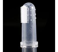 ANKROYU Spazzuccio denti a dito morbido in silicone per denti per neonati per neonati Pespa per massaggio pulito Massage Safe Gentle Oral Hygiene Care Essenziale 1PC Clear 55 mm