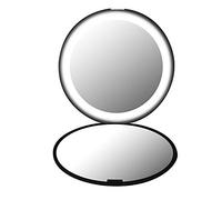 ANKROYU Specchio per Trucco Portatile da 12 LED Strumento per Il Trucco Lo Specchio Pieghevole Portatile è Adatto per Viaggi, Bellezza e Ufficio(Verde)