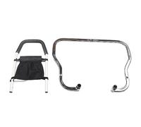 ANKROYU Sponda Letto Per Anziani, Sponda Per Camera da Letto Compatta Maniglione di Sicurezza Ringhiera Per Anziani, Maniglia Per Barra in Piedi con Protezione Anticaduta, Bastone Per Sponda Letto Ada