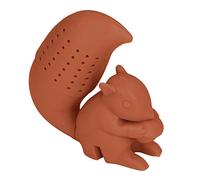 ANKROYU Squirrel Tea Infuser Cute Silicone Tea Strainer Filter High Temp Resistant Food Grade Safe Material Easy Clean Gift for Tea Lovers Christmas Birthday Present 35g (Colore del caffè)