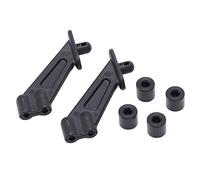 ANKROYU Staffa ala posteriore per auto RC ad alta resistenza Black Plastic Sostitucement Wing Mount Stackt per ZD Racing DBX10 7531 1/10 RC Desert Off Vehicle Road Vehicle