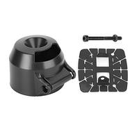 ANKROYU Staffa per cruscotto nero da 60 mm Supporto per cruscotto per contatore per auto Materiale ABS premium Staffa di montaggio universale per manometro per un'installazione de