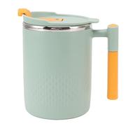 ANKROYU Stainless Steel Insulated Coffee Mug With Handle Elegant Design 450ml Capacity Proof Durable For Home Office School 304 Stainless Steel (Verde)