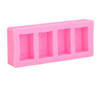 ANKROYU Stampo per canna da fiore in silicone flessibile antiaderente strumento per decorare torta al cioccolato fondente fai da te per gli appassionati di pasticceria rosa