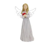ANKROYU Statua di angelo cuore senza volto squisito figurina di angelo ornamento artigianale decorazione per la casa desktop design unico opera d'arte per donne uomini materiale 7