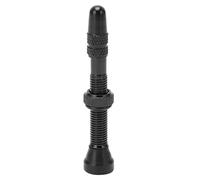 ANKROYU Steli della valvola tubeless anodizzati in lega di alluminio estensione sotto vuoto 40 mm Valvola di presta leggera Ruggine resistente resistente alle mountain bike per mou (Nero)