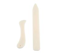 ANKROYU Strumento di cartelle Bone Set di alta qualità Bianco di carta durevole Creaser Kit pieghevole per la creazione di schede origami che produce 2 pc di grandi dimensioni di p