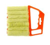 ANKROYU Strumento di pulizia efficiente della spazzola per spolvellino cieco per pulitore cieco per tende per finestre per la casa e condizionatori d'aria arancione 16x13 5 cm 100g