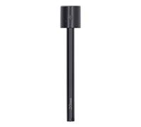 ANKROYU Strumento per punzonatura in pelle a semicerchio con lama incisiva in acciaio inossidabile professionale a metà tondo in pelle per artigianato in pelle fai da te nero 15mm (20 mm)