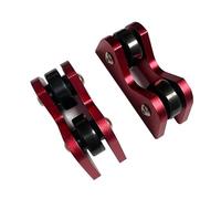 ANKROYU Strumento Professionale per raddrizzare i rulli per Stecche da Biliardo, per Controllare la rettilineità delle Stecche da Biliardo, per Club Domestici, Alluminio, Nero, Ros (Rossa)