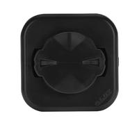 ANKROYU Supporto adesivo per telefono da bicicletta, resistente, antiscivolo, accessorio per ciclismo per supporto per computer da bici Edge, in plastica resistente, nero, 4x4 cm