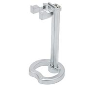 ANKROYU Supporto in acciaio inox per rasoi di sicurezza e pennelli barba, moderno, resistente, antiruggine, color argento, accessori per la cura personale maschile, organizer per