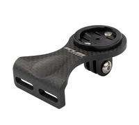 ANKROYU Supporto per computer da bici in fibra di carbonio, leggero e resistente, con montaggio frontale per tachimetro, per, Bryton, Cateye, con adattatore per torcia elettrica,