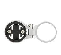 ANKROYU Supporto per computer da bici in lega di alluminio Supporto per stelo di estensione regolabile per contachilometri Accessori per ciclismo Bici da strada di montagna Nero R (Computer Garmin