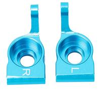 ANKROYU Supporto per posteriore RC, parti di ricambio in metallo lavorate a CNC con precisione e durata per auto da rally, camion, buggy e cingolati, 1/14, colore blu e rosso tita (Blue BE6040B)