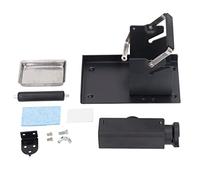 ANKROYU Supporto per saldatore professionale Supporto per saldatura in acciaio inossidabile con base stabile alle alte temperature Design antiscivolo Soluzione di archiviazione tut