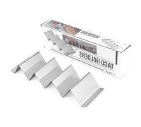 ANKROYU Supporto per taco in acciaio inossidabile Supporto per taco resistente per forno Griglia per cottura al forno Servire tacos Accessori da Antiruggine Lavabile in lavastovig (Grande)