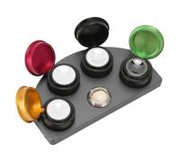 ANKROYU Supporto per Tazza dell'olio per Orologi a 4 Piatti, Accessorio per la Riparazione di Orologi Professionale Resistente alla ruggine, Strumenti per la Riparazione di Orologi Portabicchieri per