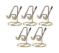 ANKROYU Supporto per telefono cellulare in metallo Supporto per telefono cellulare in oro elettrolitico premium Accessorio da tavolo a mani libere per guardare video e leggere 5 pezzi