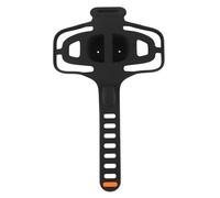 ANKROYU Supporto per telefono da bici in silicone Supporto da manubrio universale regolabile per bicicletta da strada di montagna Design sicuro antiurto in un unico pezzo Installaz (Nera)