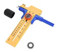 ANKROYU Taglierina circolare professionale regolabile per compasso Utensile da taglio per disegno rotondo di precisione per artisti Studenti Artigiani Plastica 10,5 x 11 cm